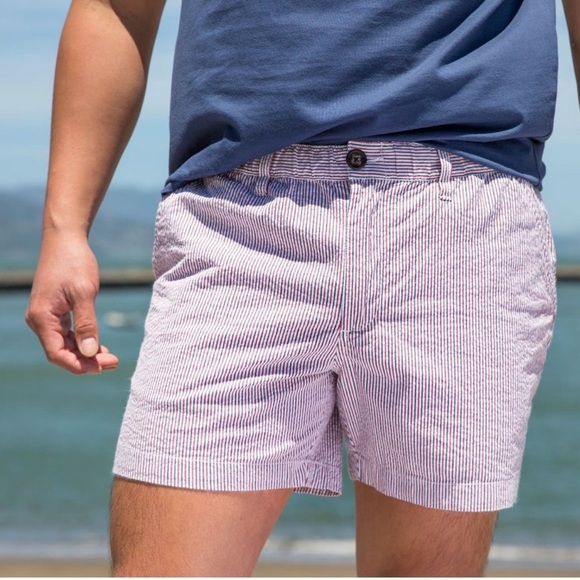 chubbies Other - Chubbies 5.5” Seersucker Elastic Waistband Striped Shorts